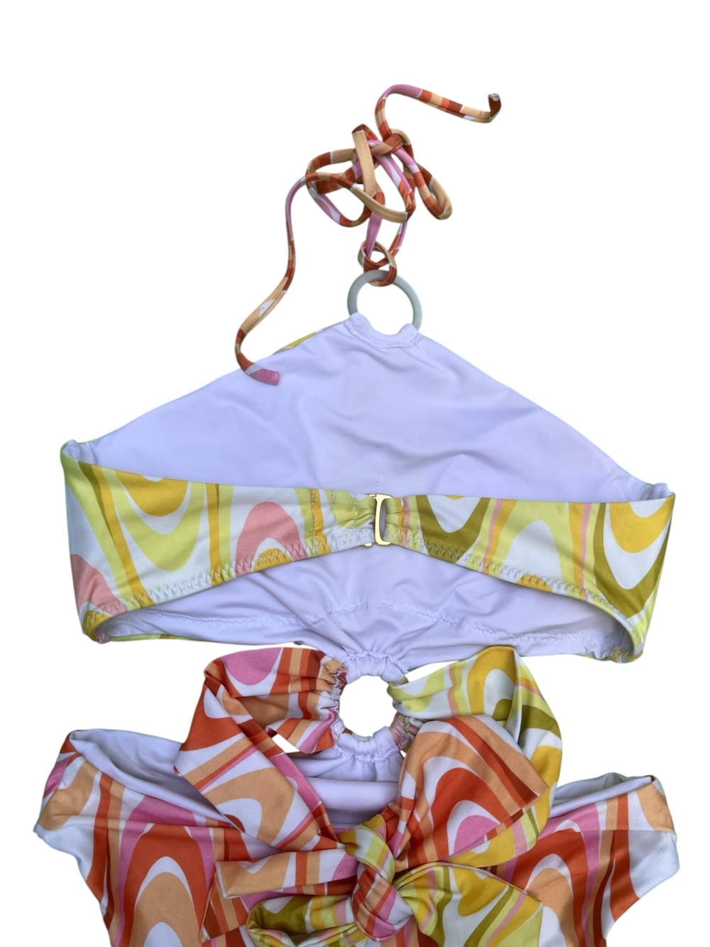 BECCA Whirlpool Margot Halter One-Piece Multi Color — Medium - Picture 12 of 12
